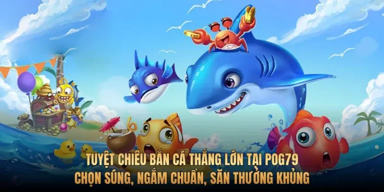 Tuyệt chiêu bắn cá thắng lớn tại Pog79: Chọn súng, ngắm chuẩn, săn thưởng khủng